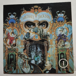Винтажная виниловая пластинка LP Michael Jackson Dangerous 1 (Россия 1993)