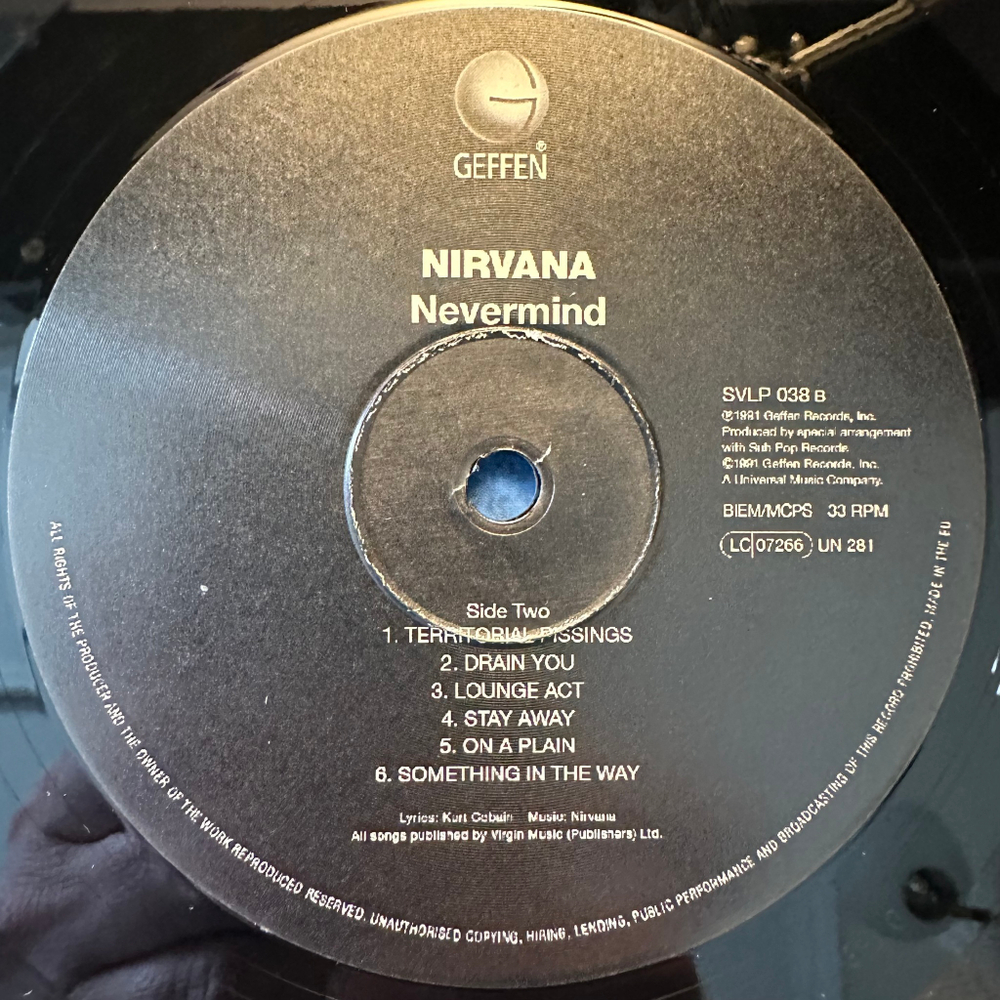 Nirvana- Nevermind (Европа)