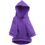 Кофта - толстовка для мелких пород собак «BRO Style», цвет фиолетовый, р L (на флисе)