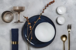 Like. by Villeroy&Boch Стартовый набор из джинсовой ткани для 2 человек 19-5168-2610 + 19-5168-2640 + 19-5168-9651 + 19-5168-1900