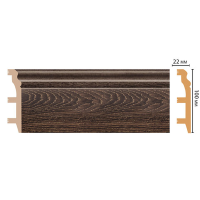 Плинтус Decomaster D232 D232-81 ДМ
