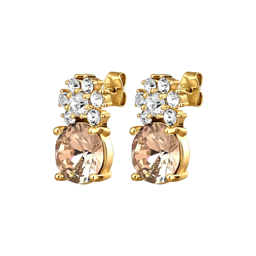 Серьги Dyrberg Kern BECKIA SG GOLDEN / CRYSTAL 460068