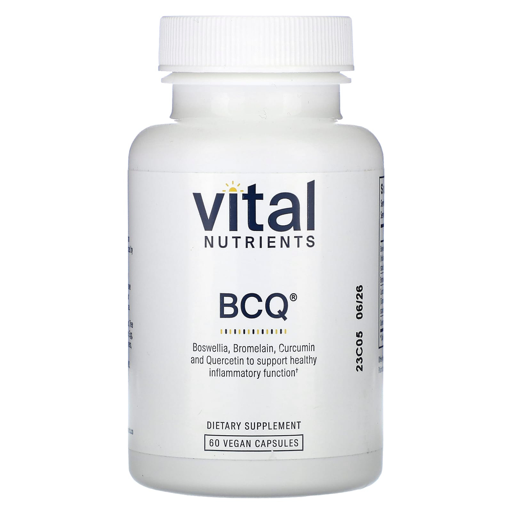 Vital Nutrients, BCQ, 60 веганских капсул
