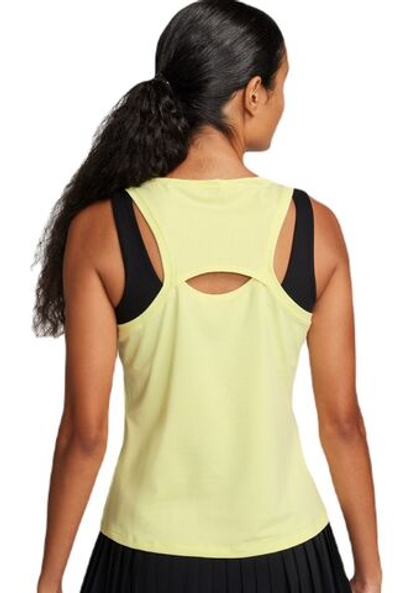 Женский топ теннисный Nike Court Dri-Fit Victory Tank - luminous green/black