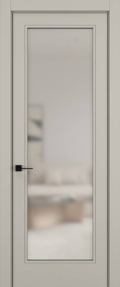 Дверь 01V HARMONY Матовый Серый шелк