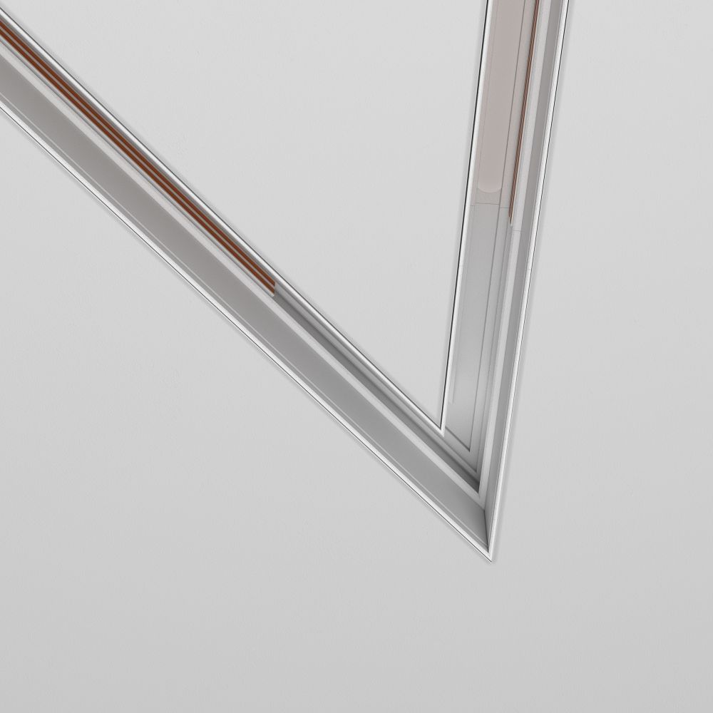 Угол для соединения 45° встраиваемого магнитного шинопровода Maytoni   TRA034CLS-42W