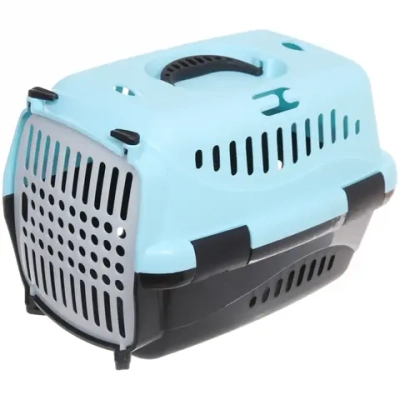 Переноска для животных «ЛЮБИМЫЙ БРО», цвет голубой, 42*31*25см/до 7кг (Лейбл)