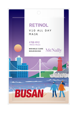 MCNALLY - МАСКА ТКАНЕВАЯ ДЛЯ ЛИЦА С РЕТИНОЛОМ V10 ALL DAY MASK RETINOL, 25 ML