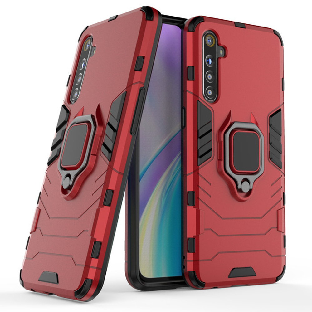 Противоударный чехол с кольцом Panther Case для Realme XT