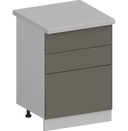 Кухня Модуль ШН3Я 600 Ликата / Грей Софт