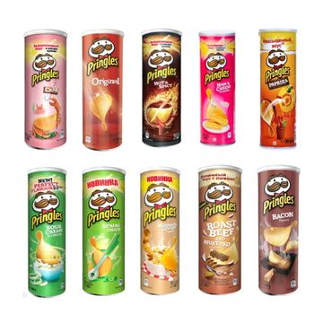 Чипсы Pringles Flame Medium Sweet Chili со вкусом сладкого перца чили, 160 г (Германия)