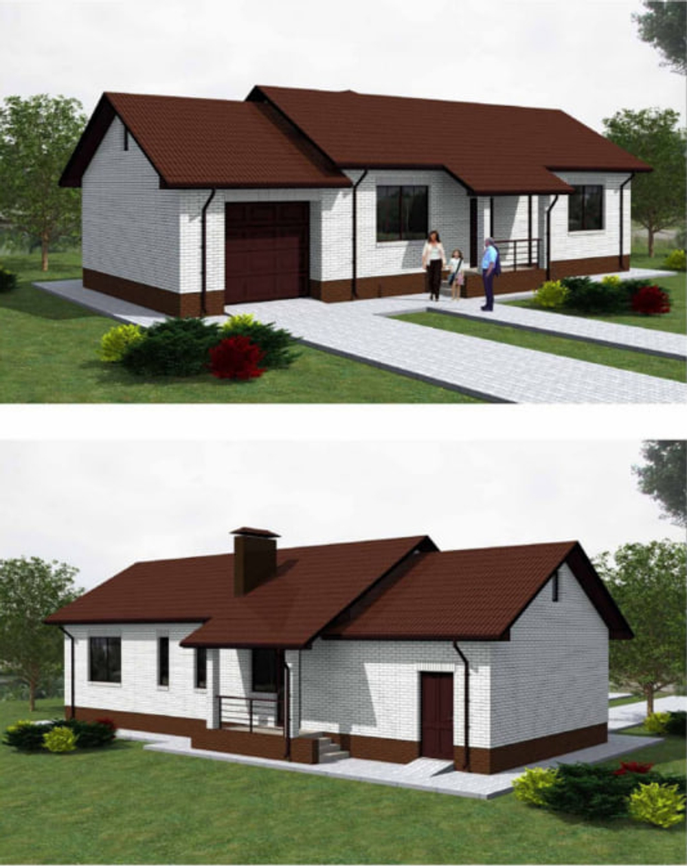 Проект Дома 68,83 кв. м К-147