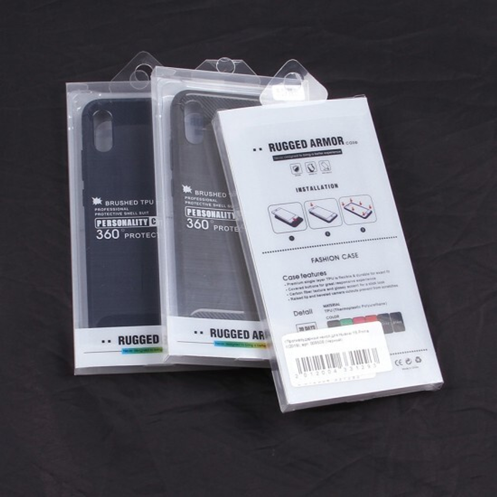 Противоударный чехол для Huawei Y6 Prime (2019), 009508 Темно-синий