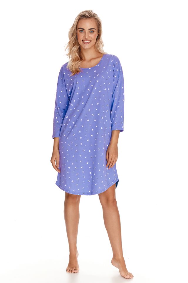 Сиреневая сорочка свободного кроя Raisa