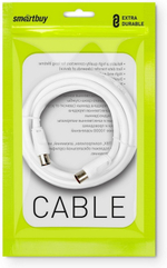 Удлинитель ТВ -3.0м. Smartbuy K-TV233-60