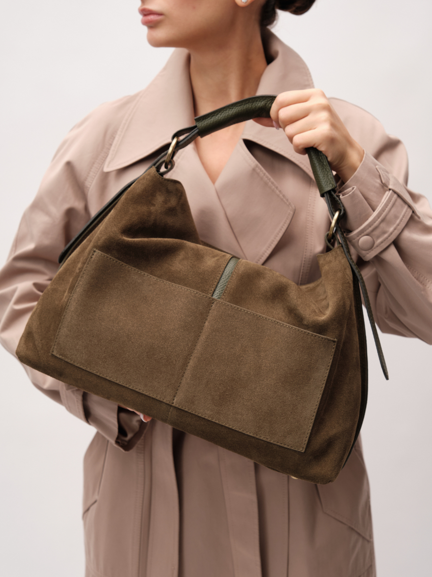 Сумка Andrea DBR 31374 тундра/велюр