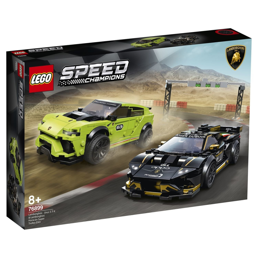 LEGO Speed Champions: LEGO Speed Champions Lamborghini Urus ST-X Lamborghini Huracan Super Trofeo EVO 76899 — Lamborghini Urus ST-X & Huracán Super Trofeo EVO — Лего Спид чампионс Чемпионы скорости