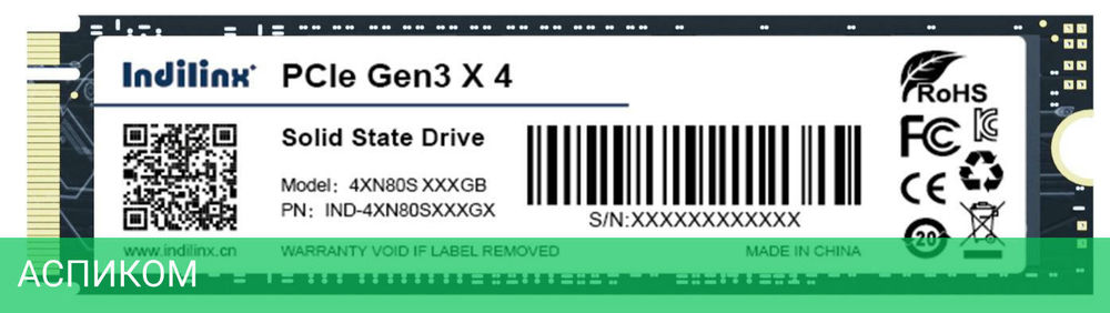 SSD диск Indilinx 1TB IND-4XN80S001TX