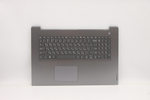 Верхняя панель с клавиатурой (топкейс) для ноутбука Lenovo 3-17ITL6 (W/O FingerPrint) серая , раскладка - русская(5CB1B97567)