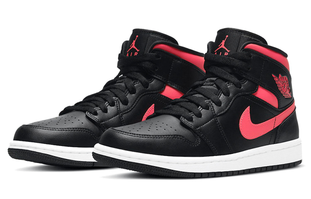 Кроссовки Jordan Air Jordan 1 Mid "Siren Red" (Женская размерная сетка)