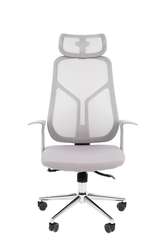 Офисное кресло Chairman CH588 с подголовником серый пластик, серый