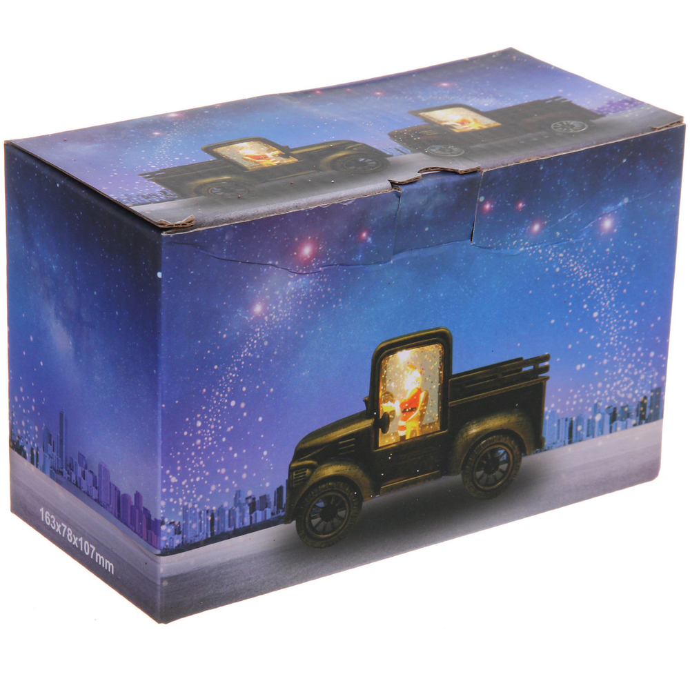 Сувенир с подсветкой «Сказочная машина» 15,5*7*9,5 см, Зелёный