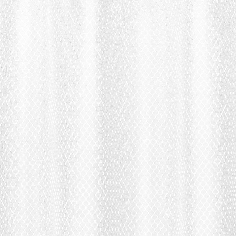 Шторка для ванной 200х240 Carnation Home Fashions Grace Jacquard White FSC20-HX94/21
