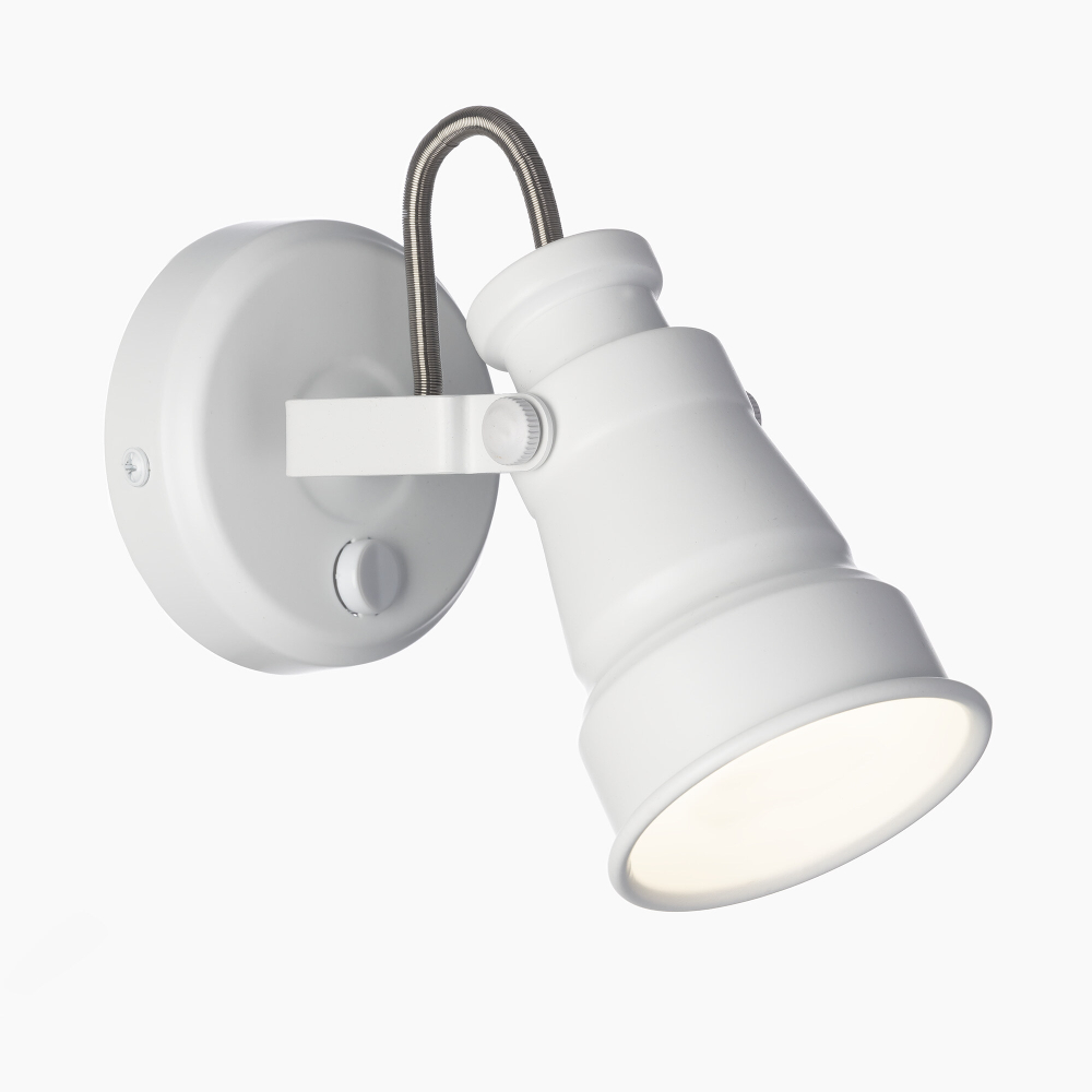 Citilux Бейкер CL541510 Спот поворотный с выключателем Белый