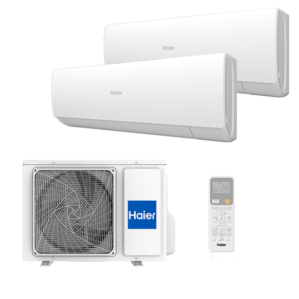 Мульти сплит-система Haier на 2 комнаты (20+25 кв.м.) SPIRIT