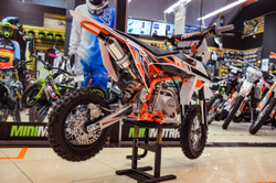 Питбайк Regulmoto PILOT 110EA 12/10 New 2020 (Черный/Оранжевый)