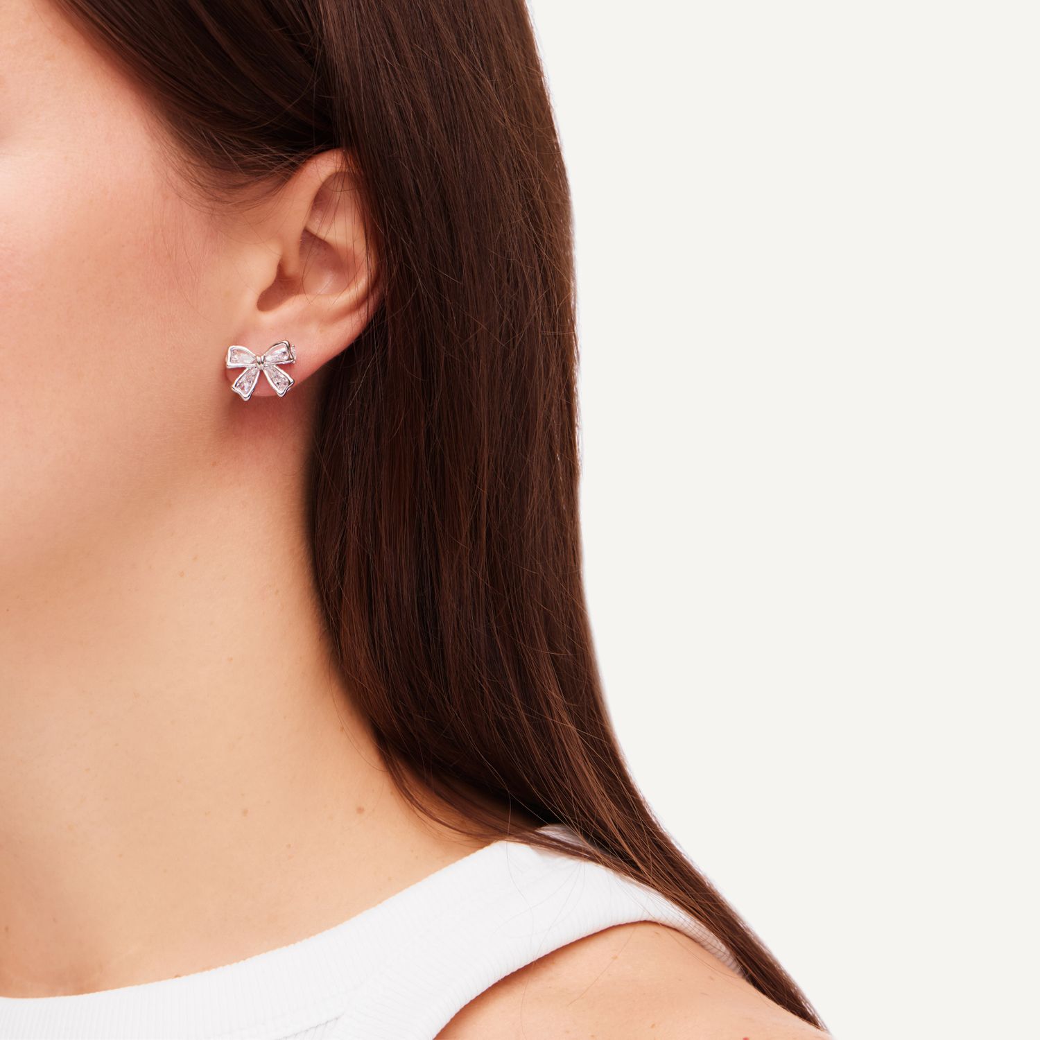 Серьги Airy-Fairy Bow Earrings – Silver