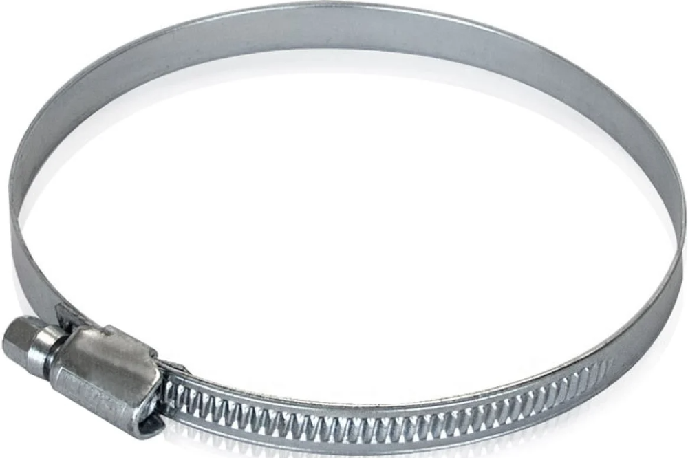 Хомут червячный 110-130мм из нерж. стали