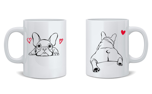 Кружка "Французский бульдог - любовь"