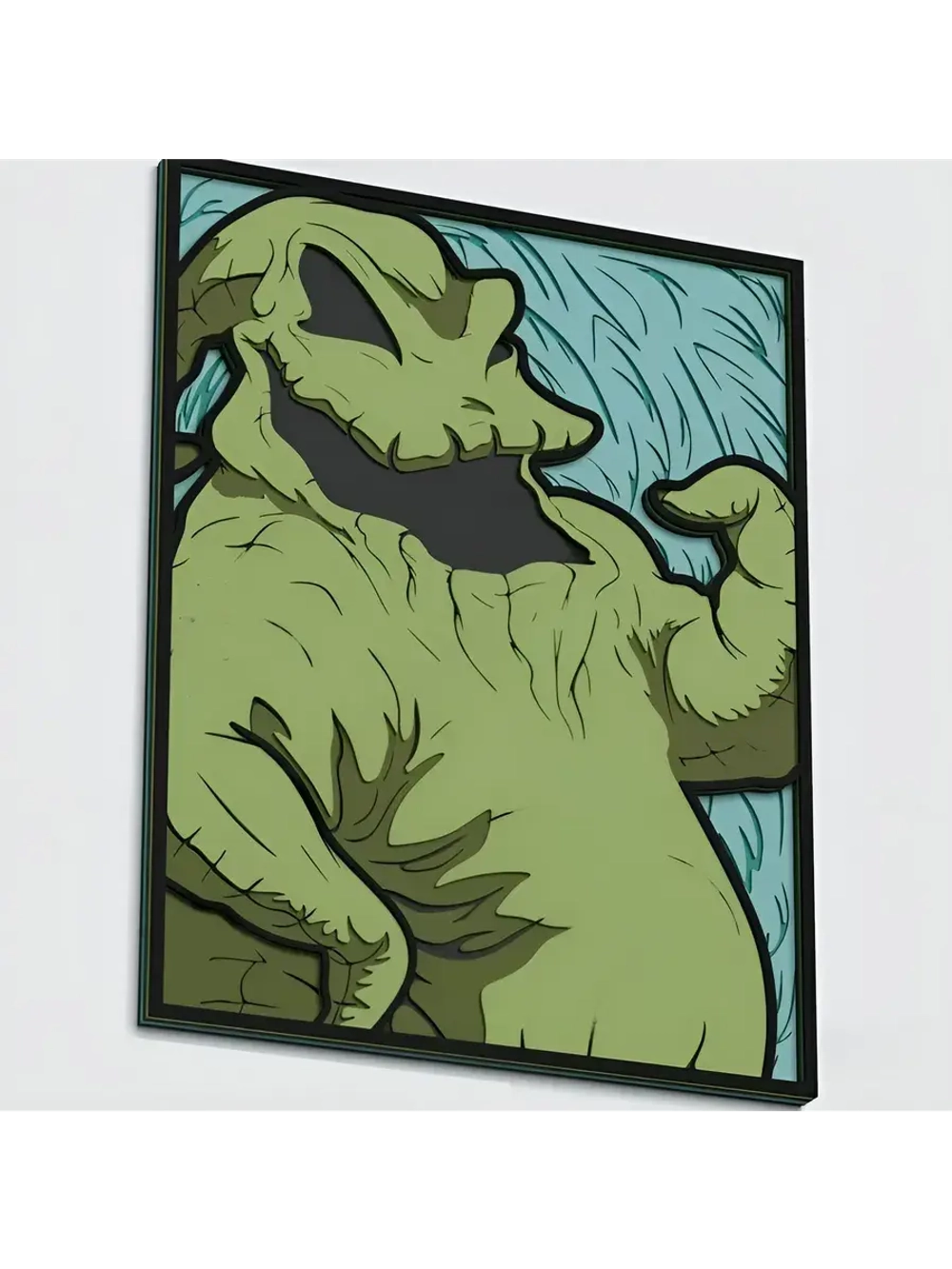 3D Картина по номерам из дерева Угги Бугги, 23x30 см