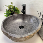 Раковина из речного камня RS-63328 (47*45*15) 0122