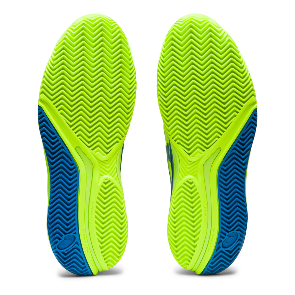 Женские теннисные кроссовки ASICS Gel-Resolution 9 Clay Court Shoe Women - Neon Green, Blue