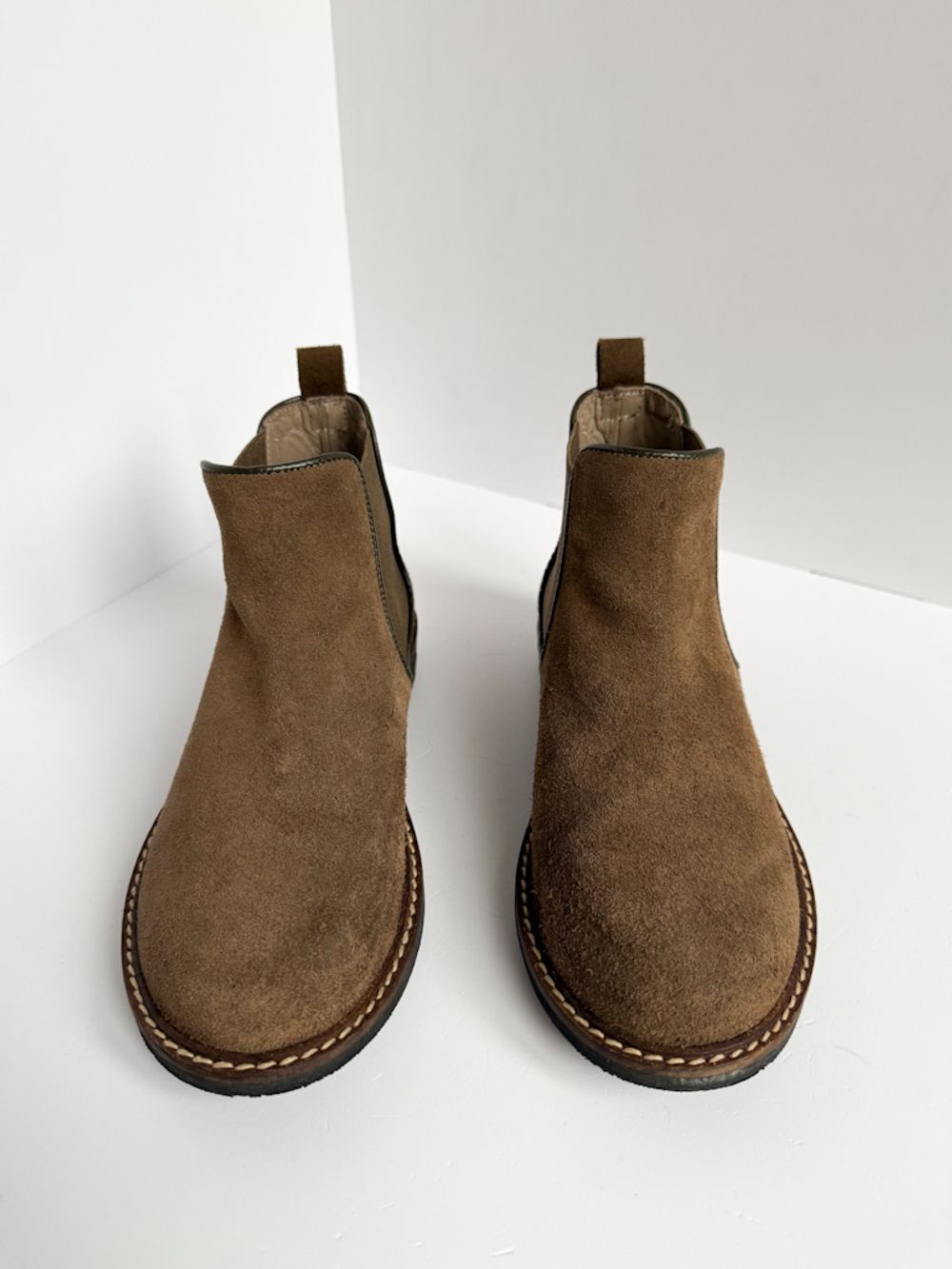 Замшевые ботинки Bonpoint, 32