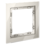 Рамка стеклянная VOLTUM S70 на 1 пост, (кашемир, стекло)