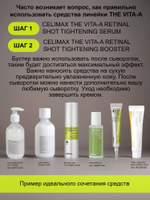 Подтягивающая сыворотка с ретинолом и микроиглами Celimax The Vita-A Retinol Shot Tightening Serum