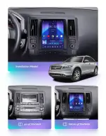 Магнитола для Infiniti FX35, FX45 S50 2002-2005 - Teyes TPRO 2 монитор 9.7" QLED в стиле "Тесла" на Android 10, Быстрая, 4G SIM-слот