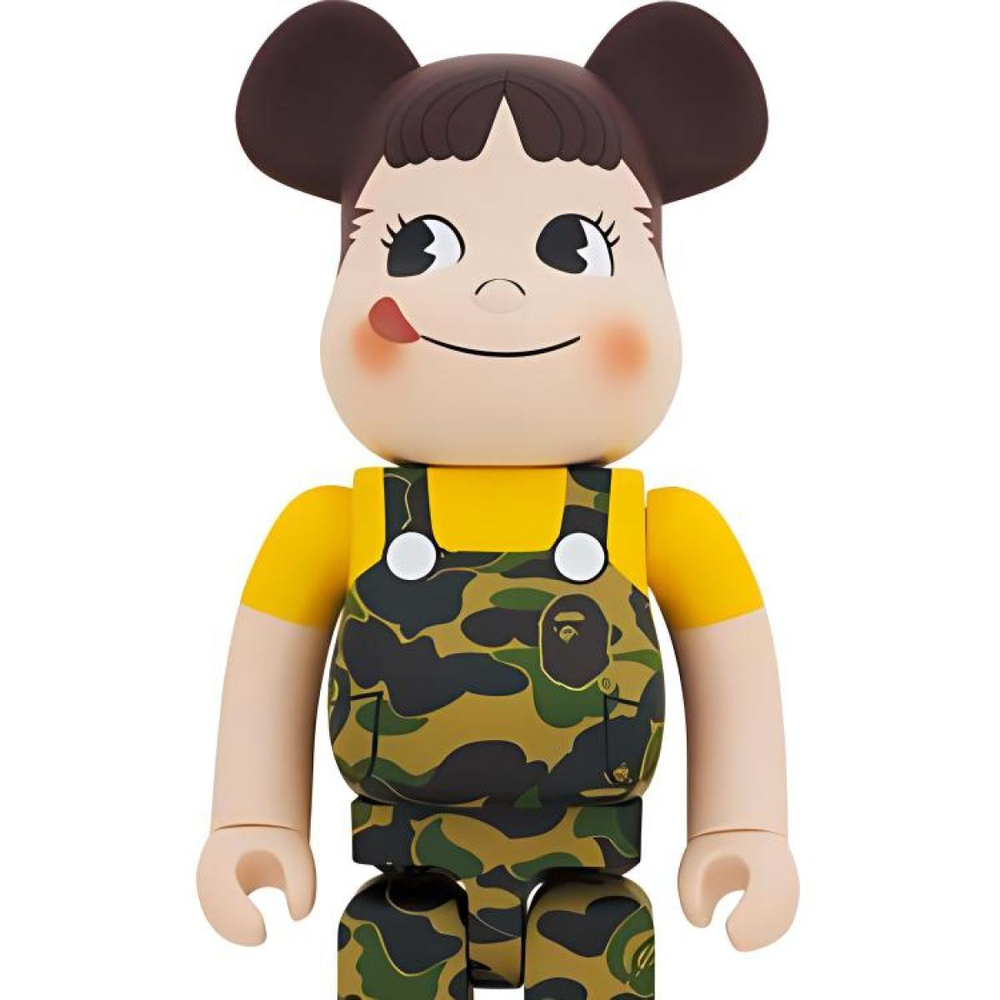 Дизайнерские игрушки BE@RBRICK x BAPE(R) x 1000% Peko 70cm, Peko-chan-GREEN-1000%