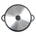 Жаровня алюминий, 3.5 л, антиприг, Горница, Классик, ж3126а, с крыш