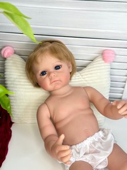 Кукла Реборн виниловая 55см без одежды (FA-040W)