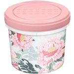 Банка с завинчивающейся крышкой 0,7л с декором «Сад пионов» (розовый) 223153308/04