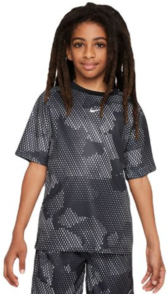 Футболка для мальчика теннисная Nike Kids Dri-Fit Short-Sleeve Top - черный
