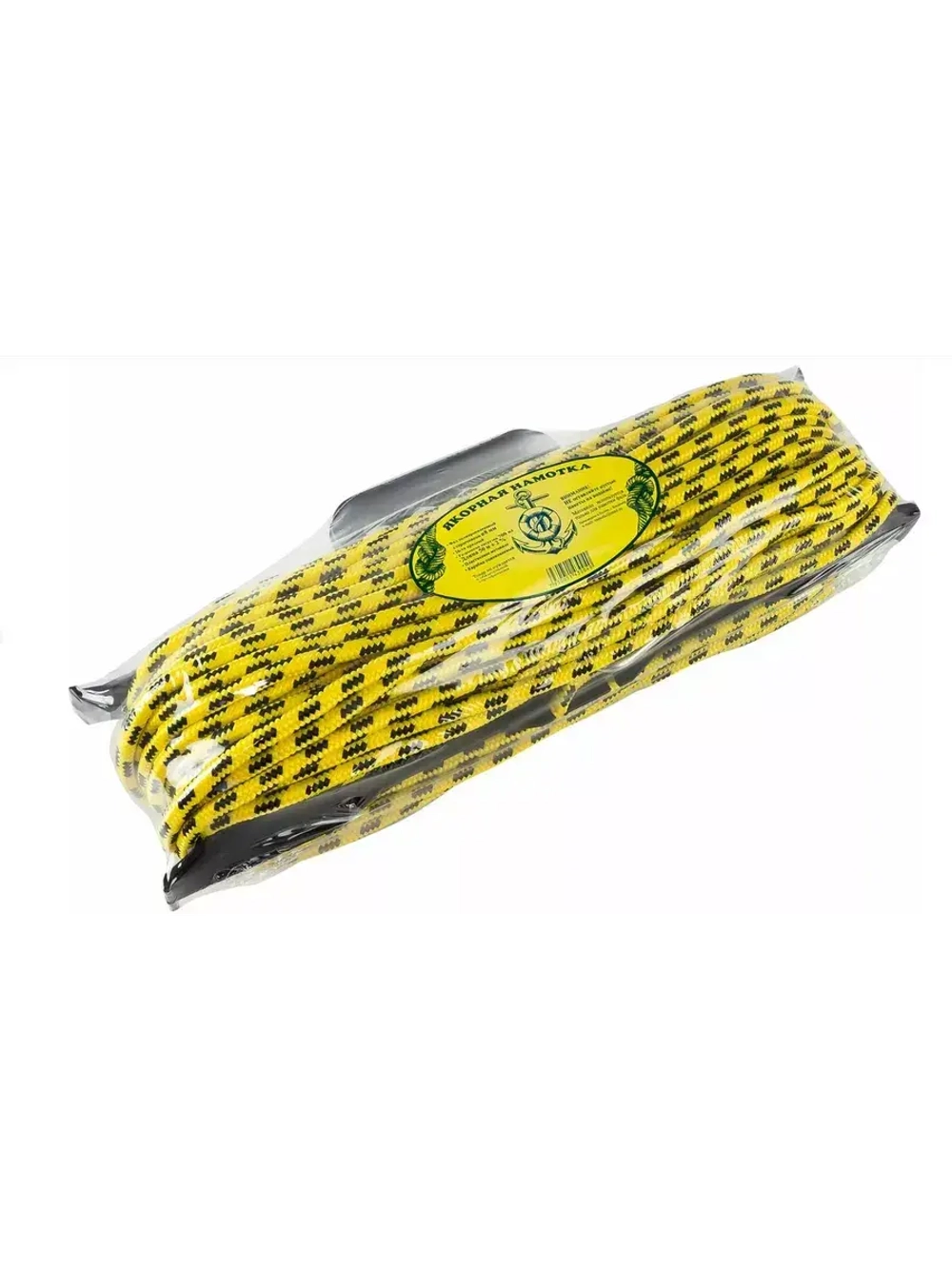 Якорная веревка 8 мм, 20 м с карабином (SM-005)