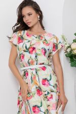 Платье "Кейтлин" (пионы) П6050 LT Collection (Акция)