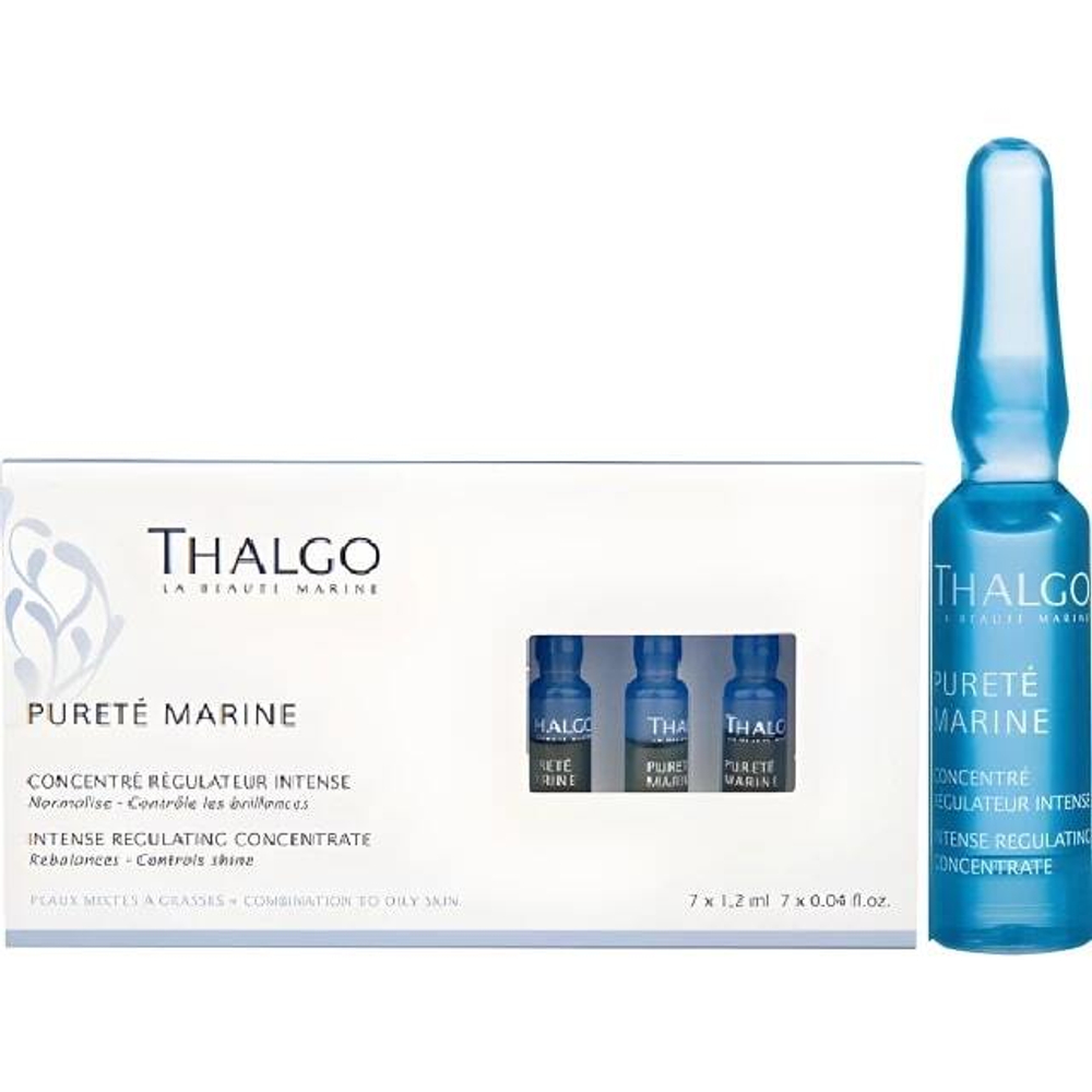 Thalgo Purete Marine Себорегулирующий концентрат Intense regulating concentrate 7 ампул x 1,2 мл