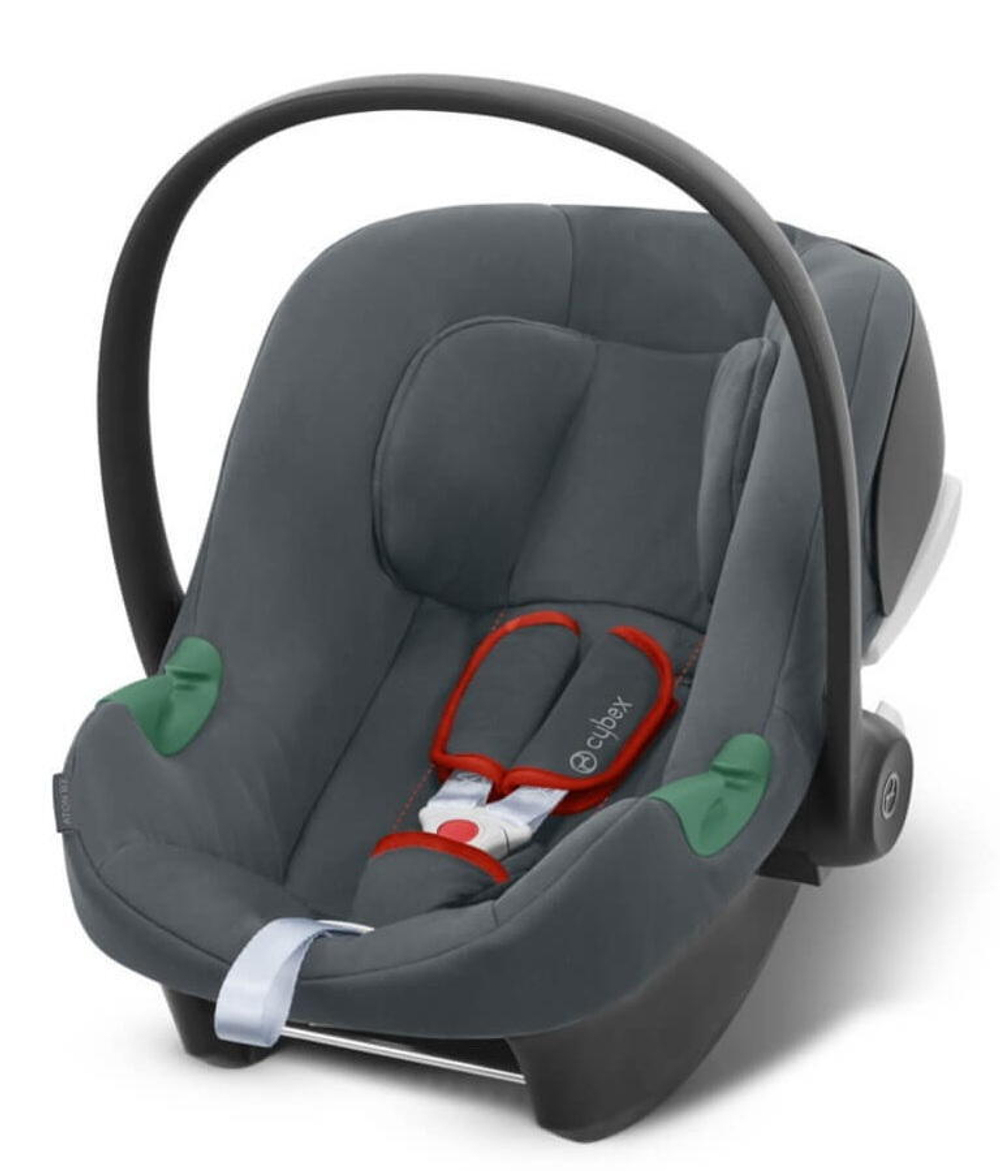 Коляска Cybex Talos S Lux SLV complete Aton B2 Steel Grey 3 в 1 Stone Grey с дождевиками