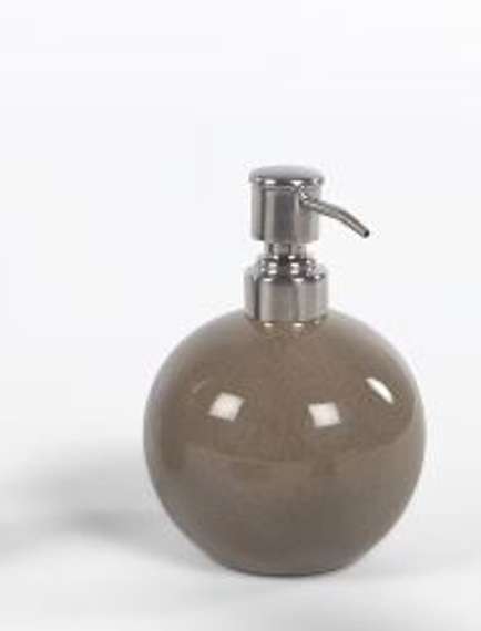 Дозатор для мыла Berdolina коричневый керамический